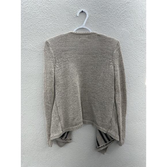 Womens Ian & Grey Sweater Size Small Brown Long Sleeve Open Front Cardigan - Picture 8 of 12